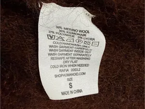 HUMANOID Brown Wool Mohair MIDI Cardigan Size Small thumbnail 9