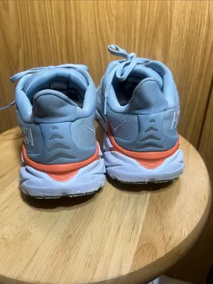 Hoka Women's Pale Blue Running Shoes with Mint Toe Accents thumbnail 3