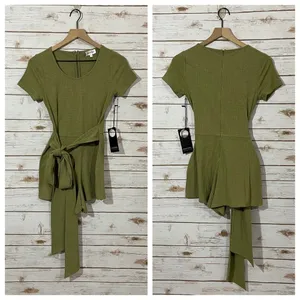 Privacy Please Madison Romper - Olive Green - XS thumbnail 9