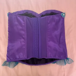 Leg Avenue Purple and Teal Mermaid Corset Top thumbnail 5