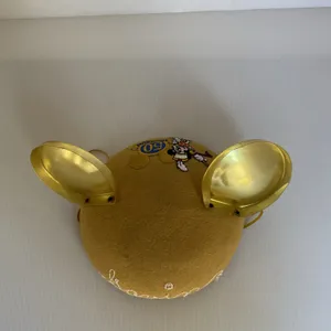 Vintage Disneyland 50th Anniversary Mickey Mouse Gold Ears Hat Infant Disney thumbnail 5