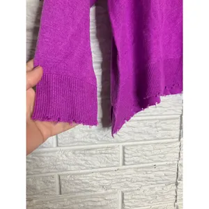 Kerisma Ryker Sweater Womens S/M Purple Excellent Distressed‎ Knit Wool Blend thumbnail 2