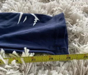 Gymshark Navy Blue/White Elastic Stretch Waist Leggings thumbnail 8