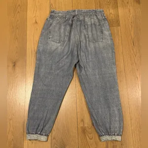 🍁 rag & bone Miramar Faux Denim Cotton Joggers Pants - Size XL thumbnail 12