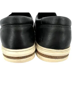 Birkenstock Oswego Black Leather Slip-On Shoes Smart Casual Size 38 EU 7-7.5 US thumbnail 5