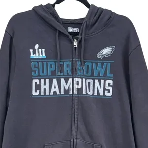 Fanatics‎ Philadelphia Eagles Hoodie Black LG thumbnail 3
