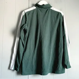 Green Bay Packers NFL Team Apparel Quarter Zip Fleece Pullover L thumbnail 2