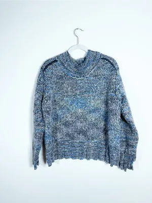 NWT Free People Cotton Candy Sweater Blue Medium thumbnail 4