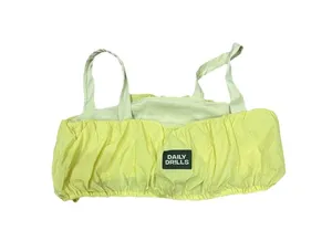 Daily Drills Yellow Nylon Bubble Set Shirt And Bra Small Medium thumbnail 8