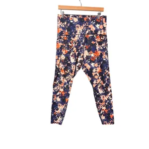 Old Navy Leggings L Multi Floral Powersoft Go Dry High Rise Pockets Athleisure thumbnail 2