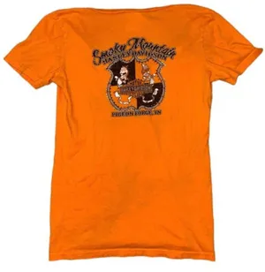 Harley Davidson smoky mountain pigeon forge Tennessee women’s bling T-shirt thumbnail 2