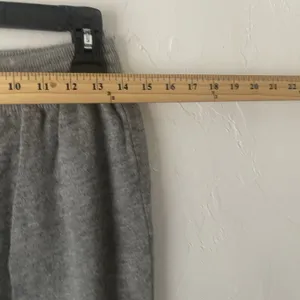 Liz Sport Vintage 90s Women's Size Small 50% Lambswool Grey Jogger Pants‎ thumbnail 7