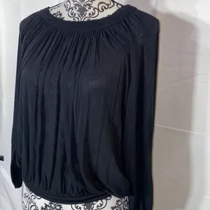 Free People Movement Peasant Top Black Long Sleeve Size XS thumbnail 6