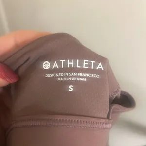 ✨Athleta Ultimate 2-in-1 Support Chocolate Sz Small Top✨ thumbnail 8