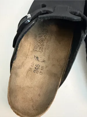 Birkenstock Clogs Boston Birki’s Potato Slip On Comfort Travel Lightweight Black thumbnail 5