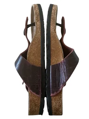 Birkenstock Gizeh brown oiled leather t-strap women’s sandals size 40/9 thumbnail 3
