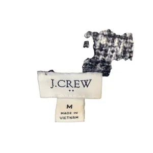 J crew navy and white plaid turtleneck size medium thumbnail 8