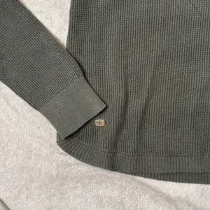 Ralph Lauren Green Waffle Knit Cowl Neck Sweater Women Size‎ M Minimalist thumbnail 5