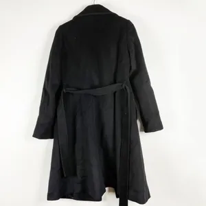 LAUREN Ralph Lauren Women's Wool Cashmere Felt Blend Pea Coat Jacket Black 4 thumbnail 3