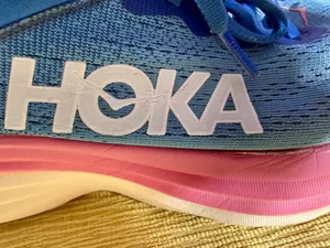 HOKA Bondi 8 Women’s Size 8 Coastal Sky Blue Pink Running Shoes 1127952 thumbnail 3