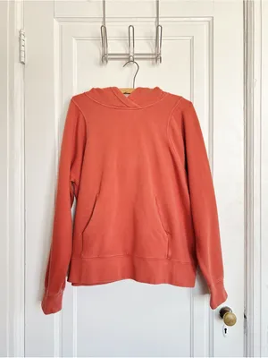 Lululemon • Loungeful Hoodie in Red Rock burnt orange pullover sweatshirt thumbnail 2