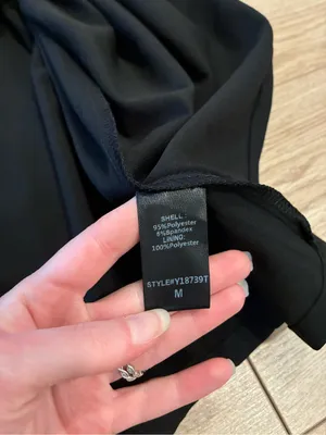 Pomander Place x Tuckernuck Black Sleeveless Tie Bow Mini Dress Size M thumbnail 7
