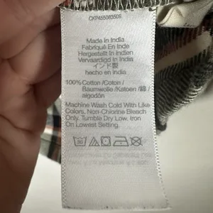 Madewell Flannel Bromley Plaid Shirt Womens Size XS‎ Green Cream Cotton Buttons thumbnail 8