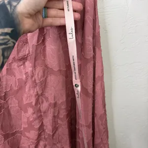 NEW Lulus Garden of Romance Rusty Rose Burnout Floral Strapless Maxi Dress Small thumbnail 9
