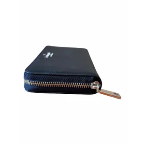 Kate Spade Leila Large Continental Wallet Black Pebbled Leather Zip Around thumbnail 5