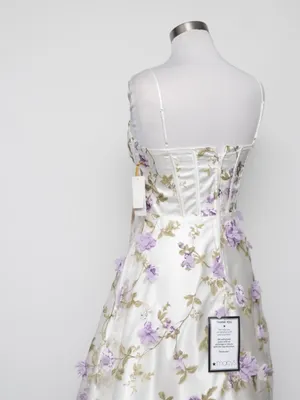 TLC Say Yes - 3D Floral Embellished Sweetheart Ball Gown thumbnail 11