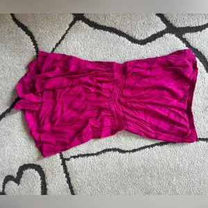 Ambiance Strapless Fuchsia Romper Pink thumbnail 2