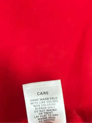 Wallace red rabbit hair dress size small thumbnail 7