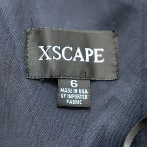 Xscape Crystal Trim Long‎ Sleeve Gown thumbnail 4