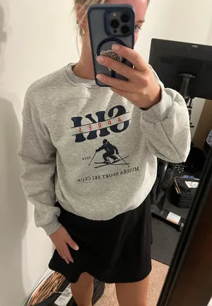 Apres ski sweatshirt Gray thumbnail 1