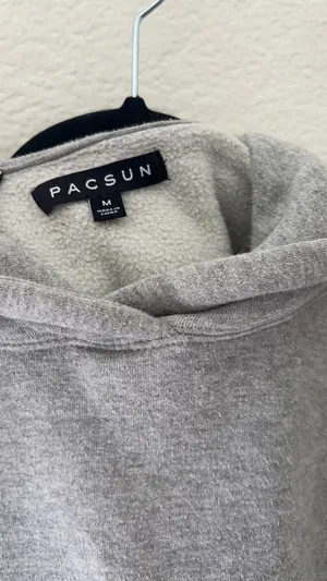 pacsun gray hoodie thumbnail 3