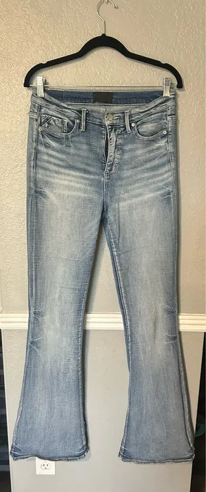 Buckle Black Lightwash Jeans Bootcut Xtra Long thumbnail 3