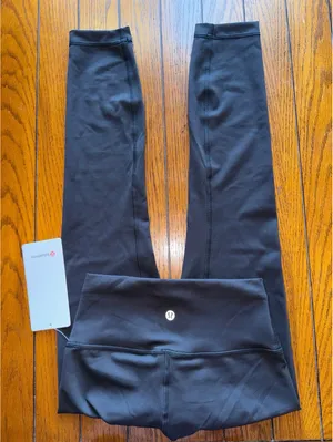 Lululemon Wunder Train High Rise 25” Black Size 4 NWT thumbnail 1