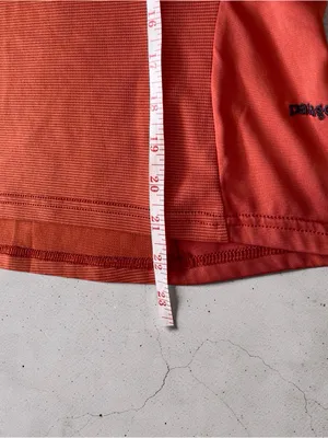Patagonia Made in USA Athletic Tank Top orange Mesh Size Large thumbnail 11
