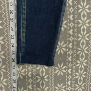 Moussy Vintage‎ Warren Skinny Blue Jeans Raw Hem Size 24 Designer Minimalist thumbnail 14