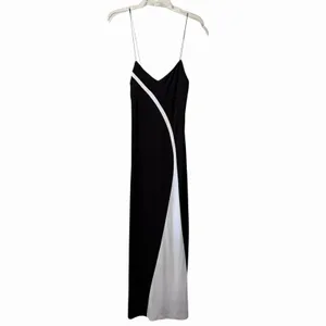 Vintage Jodi Kristopher Maxi Fancy Rom Elegant dress Black White Y2K 90s Size XS thumbnail 7