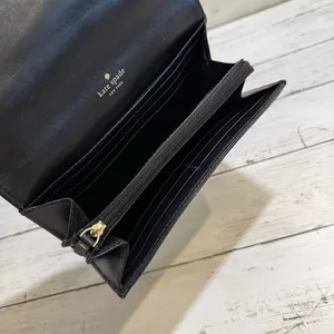 Kate Spade‎ Black Harlow Algonquin Leopard Wallet thumbnail 7