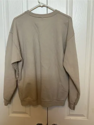 Malibu Crewneck Sweatshirt - Taupe with Pink Logo thumbnail 8