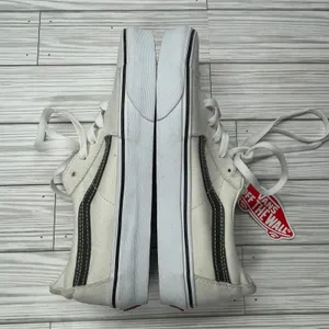 Vans‎ Sk8-Low Marshmallow Black Suede Canvas Sneakers Womens 8.5 Mens 7 NEW thumbnail 3