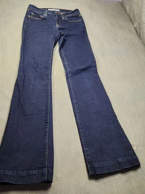 J Brand Women’s Dark Blue Flare Jeans Size 24 thumbnail 8