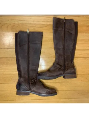 Earth Mira Round Toe High Shaft Brown Casual Boots - Size 6.5 thumbnail 5