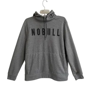 Nobull Performance Hoodie Women’s L Charcoal‎ Grey Drawstring Fleece Lined thumbnail 1