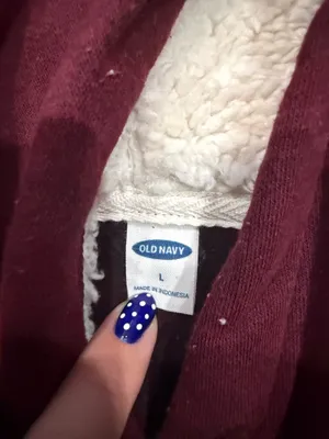 Old Navy Sherpa Lined Sweatshirt thumbnail 2