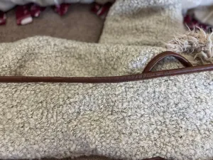 Love Tree Tan and Cream Sherpa Vest thumbnail 6