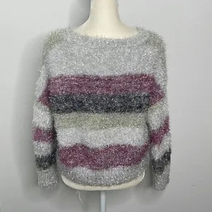 Wild Fable cropped fuzzy sparkle sweater. Size medium. thumbnail 3
