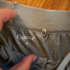 Quince Lounge Pants Gray Small Bamboo Viscose Wide Leg Relaxed Sleepwear Casual thumbnail 2